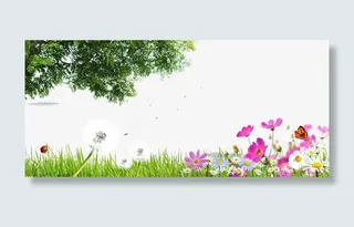 绿色春光免费素材免抠