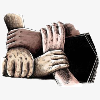 团结的力量重新雄起免抠