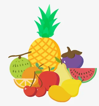 水果 矢量 手绘免抠