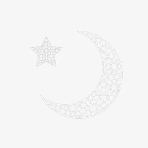 镂空的星星与月亮免抠