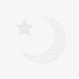 镂空的星星与月亮免抠