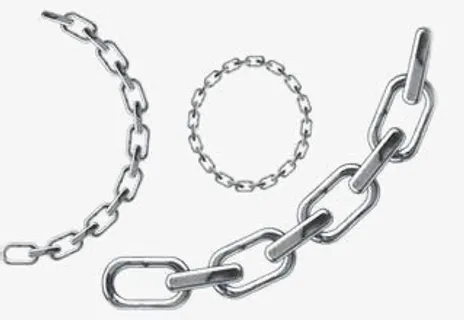 银色铁链免抠