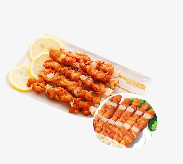 美味肉串小吃免抠