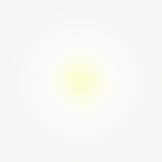 黄色白色光晕发光免抠