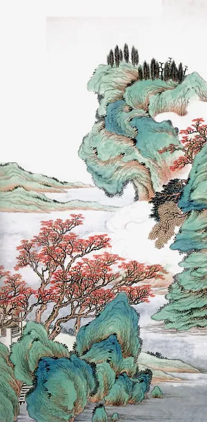 山水画免抠 山水画免抠