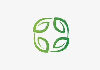 绿色环保标志免抠