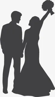 婚礼情人节卡通人物免抠