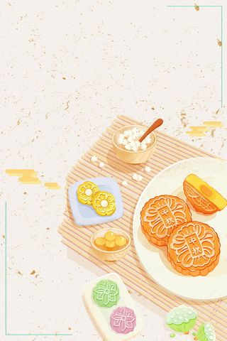 中秋节月饼促销海报高清另类其他背景