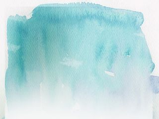 天蓝色泼墨水粉免抠