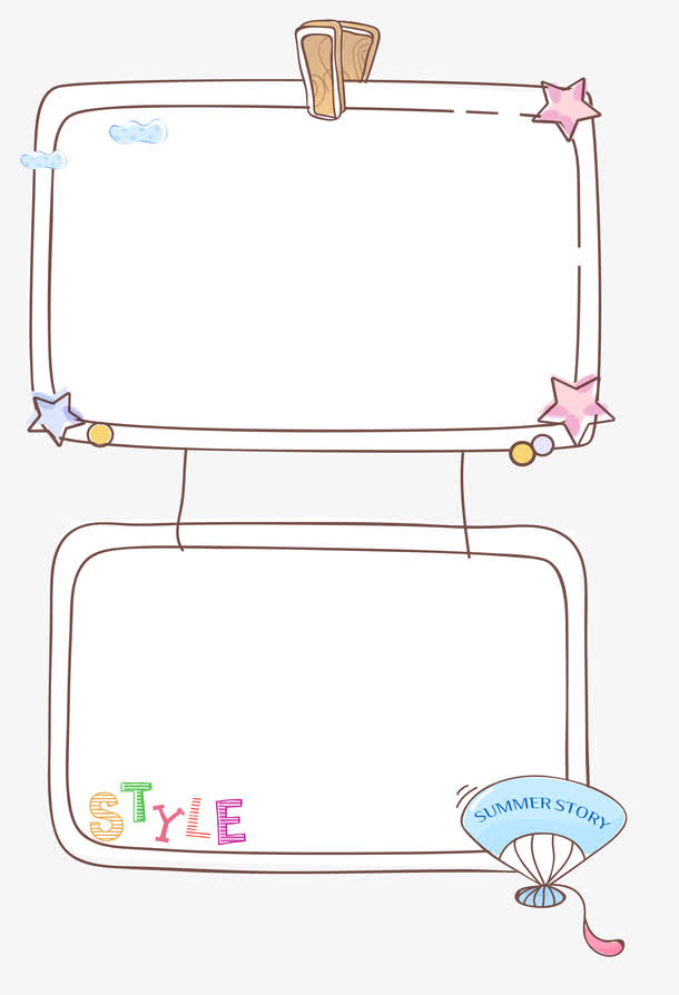 卡通对话框免抠