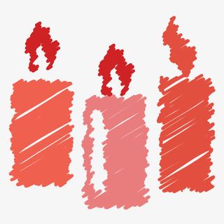 生日快乐蜡烛庆典圣诞节火光乱涂免抠