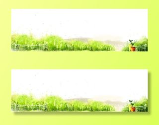 春意盎然背景免抠