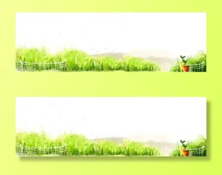 春意盎然背景免抠