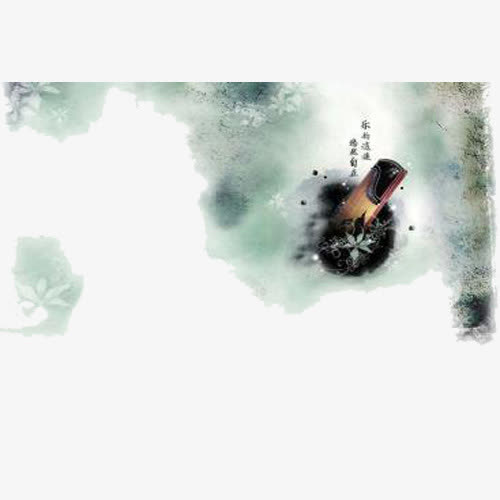水墨边框免抠
