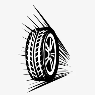 矢量创意轮胎素材免抠