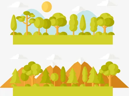 生机盎然春天野外免抠