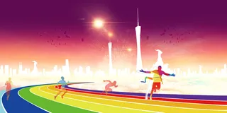 大气年会展板矢量背景素材高清