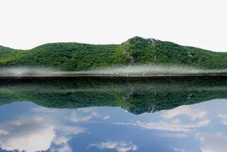 实拍青山绿水免抠