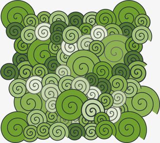 中国风海浪浪花边框底纹免抠