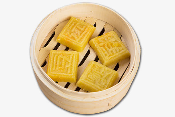 早茶绿豆糕免抠