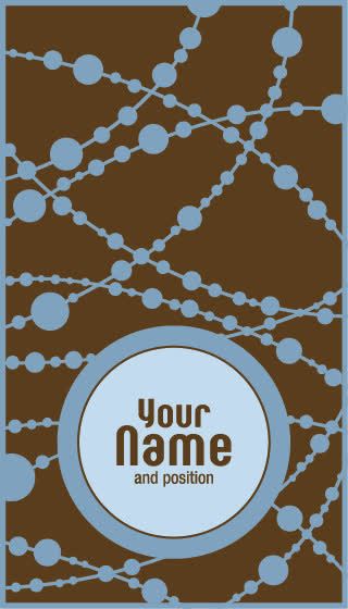 矢量复古名片模板免抠