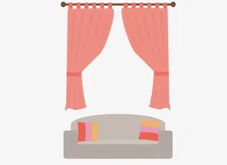 少女粉飘窗免抠