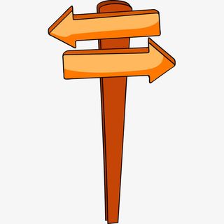 木桩指示标免抠