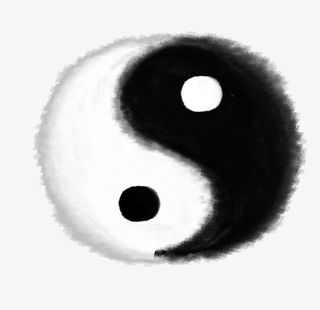 水墨太极图免抠