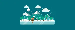 扁平化现代城市生活背景图高清