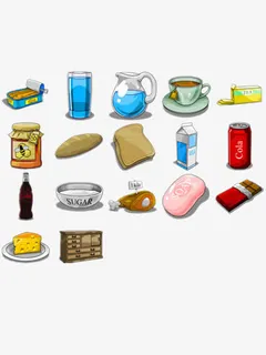 各种美味吃喝免抠