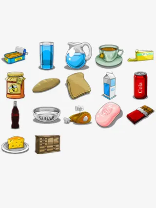 各种美味吃喝免抠