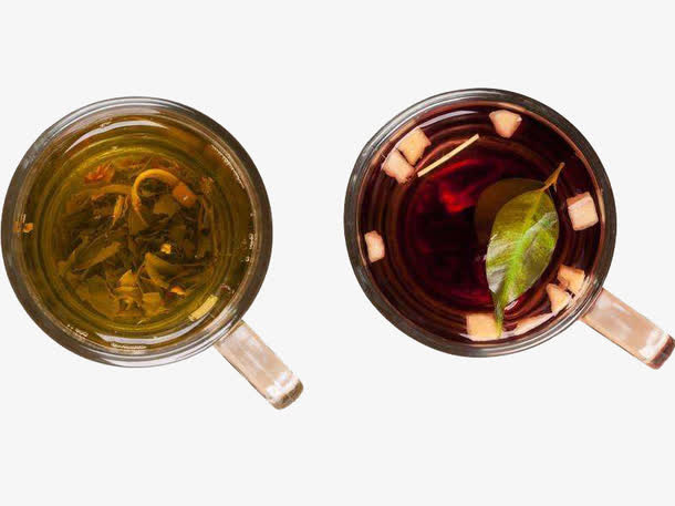 两个水杯免抠