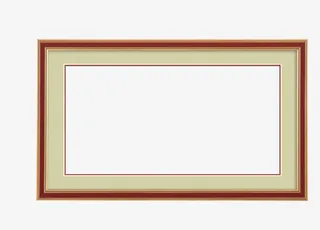 照片相框实木边框免抠