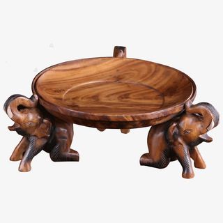 泰式风格三象果托盘免抠