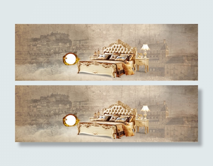 欧式家具海报背景banner