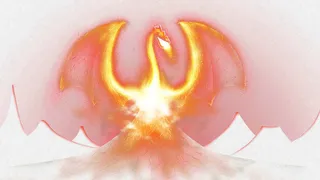 恐龙形状火光免抠