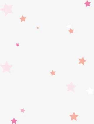 星星漂浮装饰节日免抠