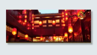 电商淘宝节日新年喜庆中国风背景banner高清