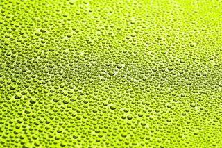 绿色晶莹水珠背景