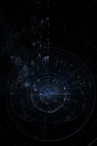 蓝色发光黑色背景图高清