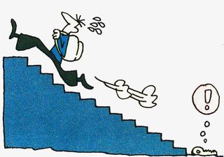 手绘小偷逃跑爬楼免抠