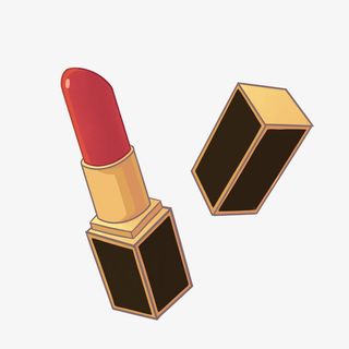 原创手绘卡通小图标口红  TF免抠