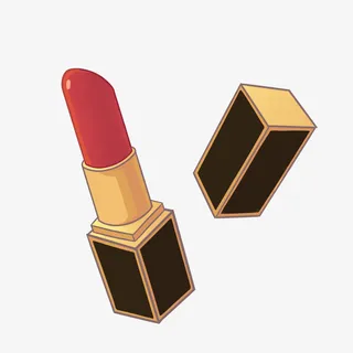 原创手绘卡通小图标口红  TF免抠