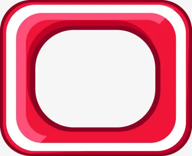 红色边框免抠