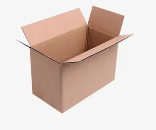 空的瓦楞纸盒包装盒免抠