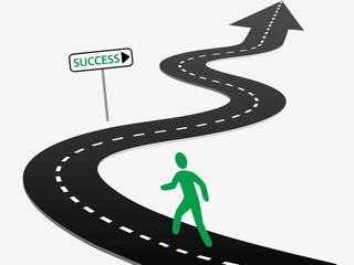 手绘马路箭头指路牌免抠图标元素