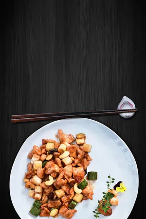 餐饮微信预约不排队海报背景素材高清