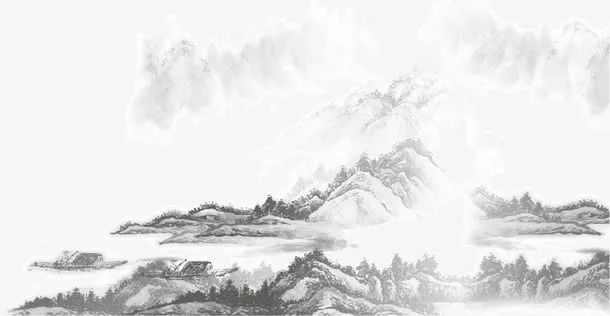 壮观山河图免抠