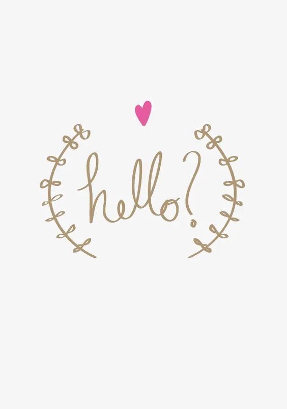 HELLO问好免抠