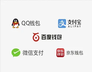 QQ钱包矢量图免抠图标元素